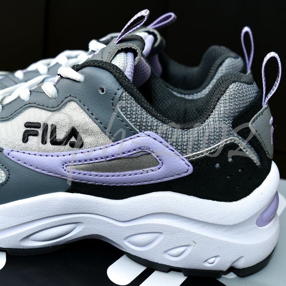 FILA Ladies' Shoe Grey/Lilac - Picture 6 of 11